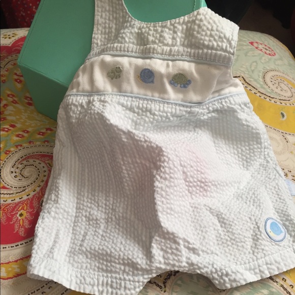 S🔴LD Seersucker Le Top: Bubble Romper - Picture 3 of 8